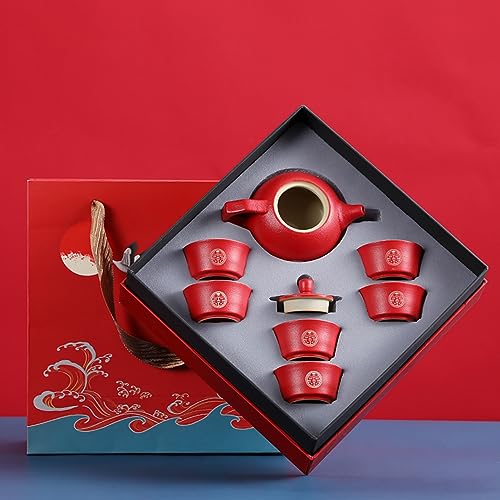 Juego de té de boda hecho a mano con 6 tazas, el regalo tradicional ideal para recién casados 6