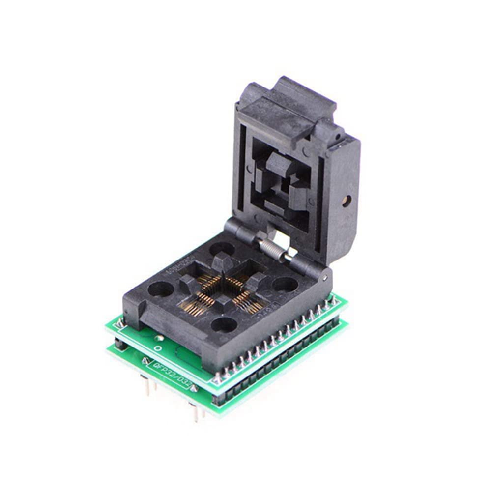 TQFP32 QFP32 to DIP32 IC Programmer Adapter Chip Test Socket Burning Socket Integrated Circuits