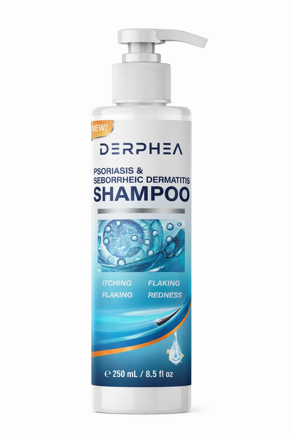 Psoriasis & Seborrheic Dermatitis Shampoo with 2% Salicylic Acid: Dandruff Scalp Treatment, Soothes Flaking, Itching, Redness, Anti Fungal Medicated Formula with Botanical Folliculitis Support