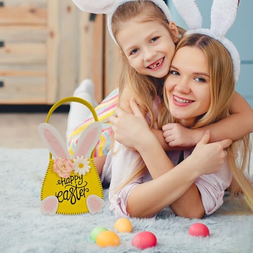 Jipersuo Juego de conejo de Pascua adecuado para adolescentes y niñas, caza de huevos de Pascua, mesa de Pascua, decoración del hogar (A, 14 x 5 x 28 cm)