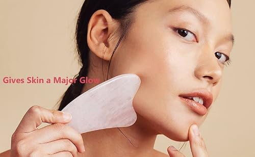 image for Lippbest 2-Pack Gua Sha Facial Tools Skin Care Products for Face Lifti