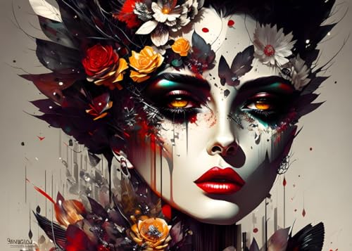 Affiches sur toile 58x90 cm Surréalisme Ouvert la boîte SERENDIPITP pour salon moderne