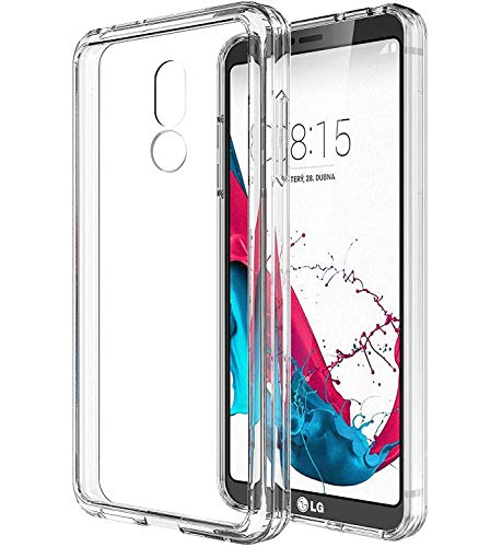 SKTGSLAMY Compatible with LG Stylo 5 Case,LG Stylo 5V Case,LG Stylo 5X Case, SKTGSLAMY Soft TPU Case Crystal Transparent Slim Anti Slip Case Back Protector Case Cover for LG Stylo 5 (Clear)