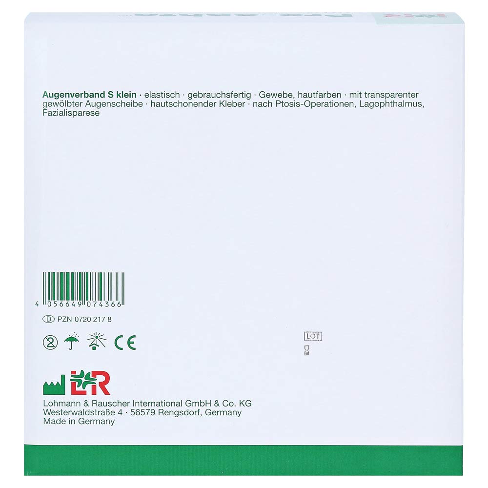 Lohmann & Rauscher PRO-Ophta Augenverband S Klein (50 stk)