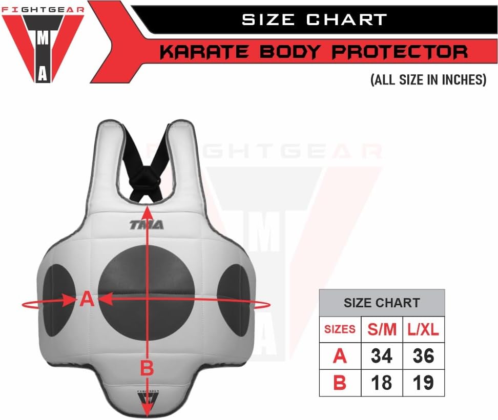 TMA Martial Arts Chest Protector Tae Kwon Do MMA Kickboxing (Reversible)
