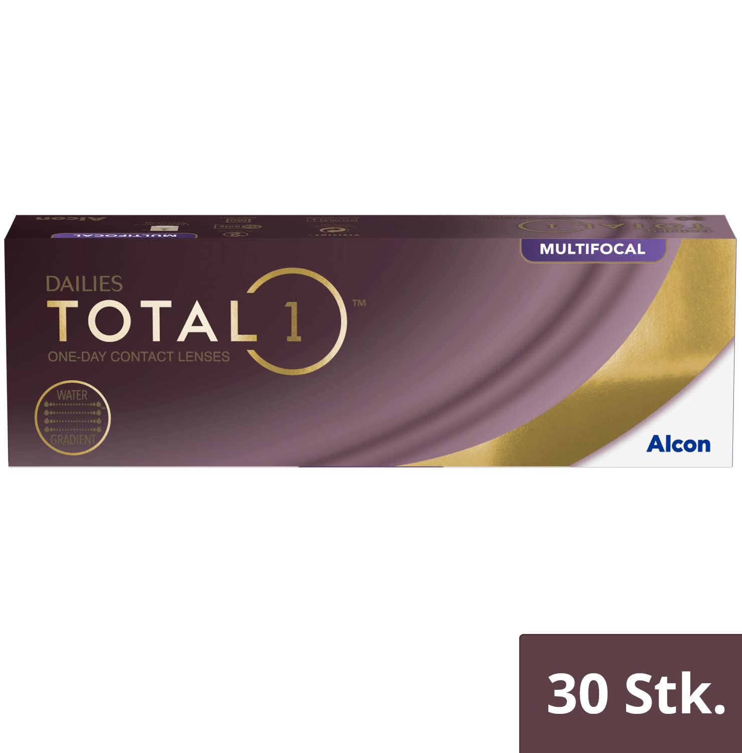 Dailies Total 1 Multifocal Tageslinsen weich | 30 Stück | BC 8.5 mm | DIA 14.1 mm | ADD LOW | -03.50 Dioptrien