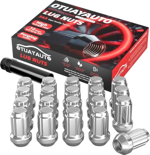 Image of OTUAYAUTO 7 /16-20 Spline Lug Nuts - Replacement for 1964-1983 Chevy Malibu