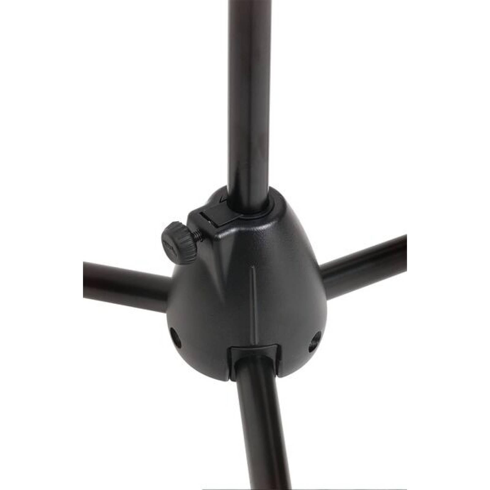 Proel PRO200BK - Asta per Microfono a giraffa telescopica con base tripoide alluminio, Nero Opaco.