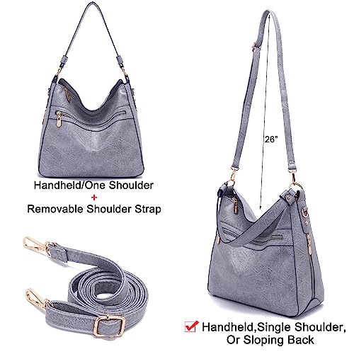 Image of Women Large Crossbody Bags Ladies Satchel Shoulder Handbags Purse and Wallet Set for Women Totes Hobo Purses
