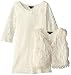 My Michelle Big Girls' Lace Dress with Vest