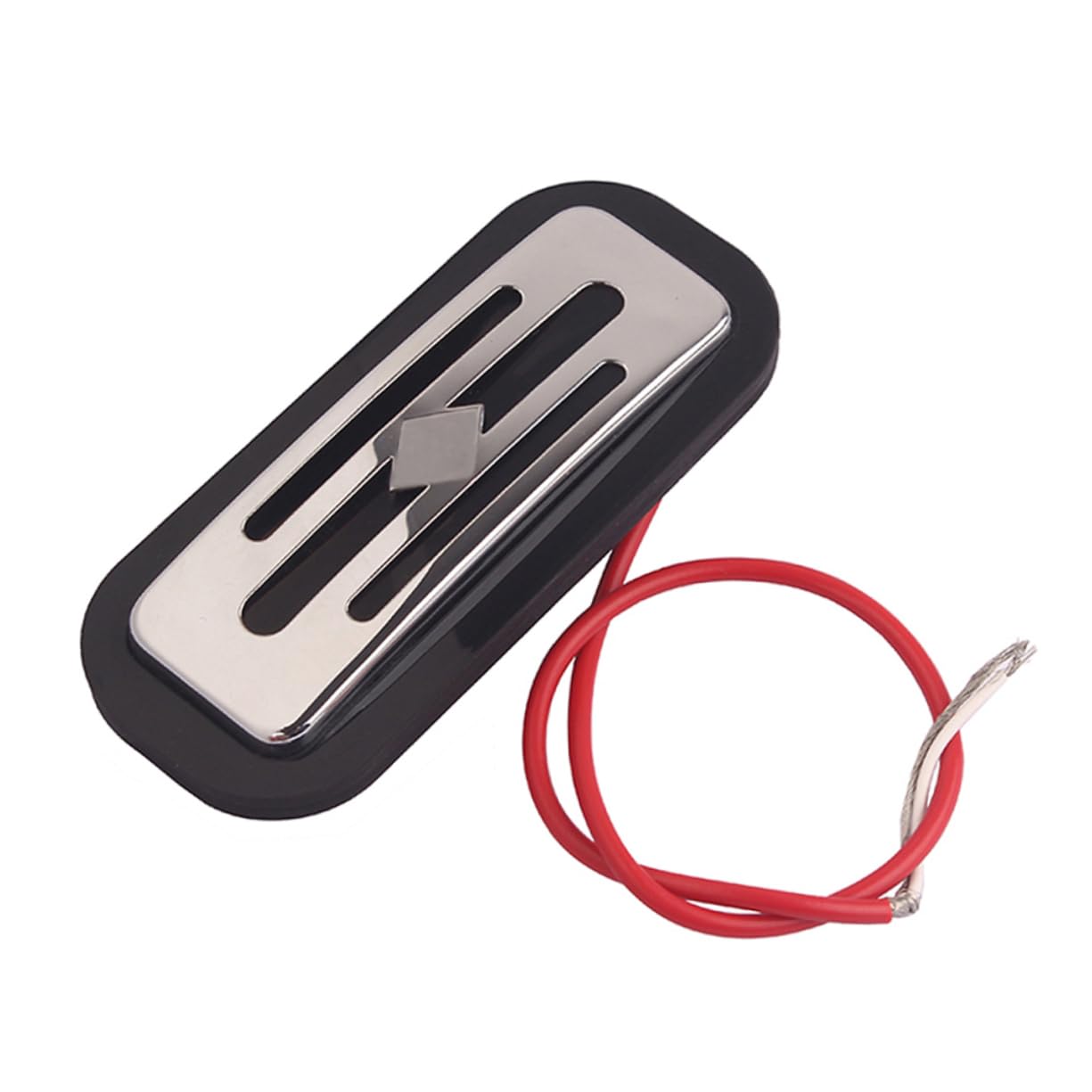 HANABASS Black Frame Metal Guitar Pickup Humbucker for Guitar and Bass Durable Replacement Part for Music Enthusiasts Easy Installation Excellent Conductivity