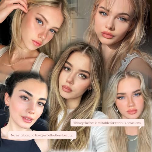 Higu clace Wimpern-Extensions, 280Pcs 30D+40D Lash-Extension-Set, Wimpern-Extensions-Set-7-tage halt mit Applikator und Wimpernkleber und Versiegelung (30D+40D Kit)