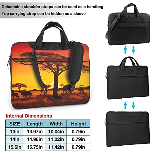 Bolso para portátil AMAZWI 13-15.6 pulgadas unisex miniatura 3