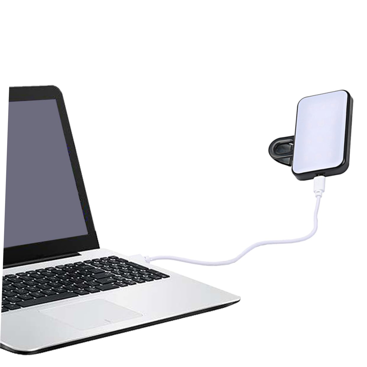 VILLCASE Triple Led Selfie Light for Phone Clip on Laptop Light Low Power Consumption for Video Calls