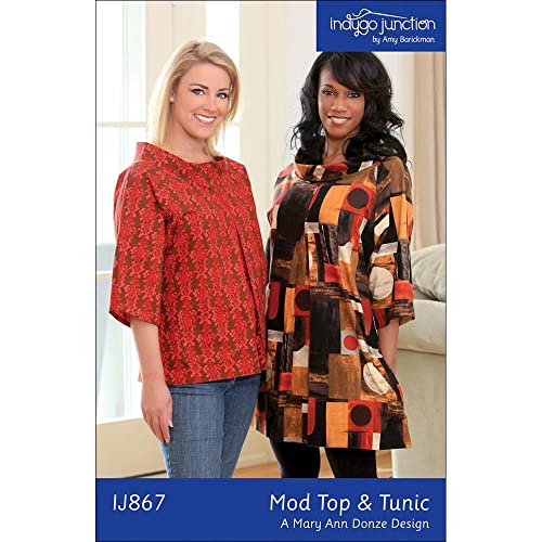 Indygo Junction Mod Top & Tunic Sewing Pattern #TOP9