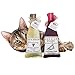 Alice's Cottage Wine Me Up Fun Catnip Toys - Wine Bottle Shaped
