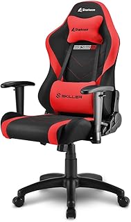Sharkoon Gaming Chair, Rojo, Silla pequeña