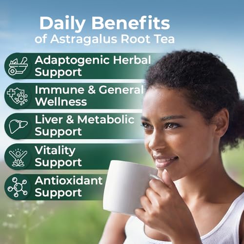 Image of WILDFIELD HERBS 4 oz. Astragalus Root Herbal Tea - 113g Dried Astragalus Root Tea Huang Qi Raiz de Astragalo