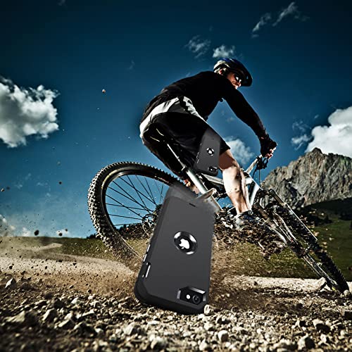Jaroco For Iphone Se Case 2022/2020,Iphone 8/7 [Shockproof] [Dropproof] [Dust-Proof] [Military Grade Drop Tested] With Non-Slip Removable Heavy Duty Full Body Phone Case 4.7 Inch-Black #TOP6