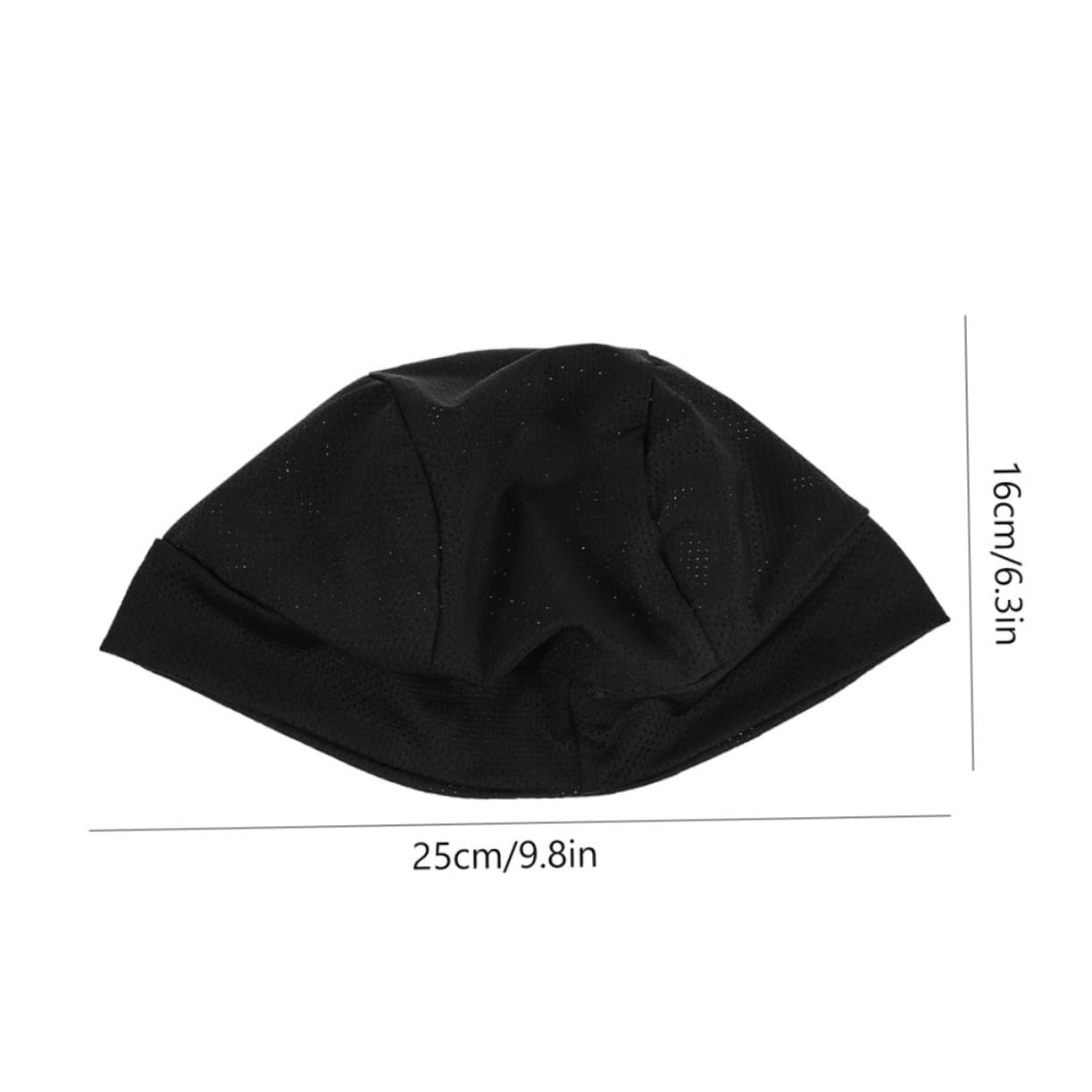 BESPORTBLE 2pcs Breathable Cycling Liner Elastic Skull Cap for Outdoor Sports Windproof and Uv Motorcycle Hat Comfortable and Design Black