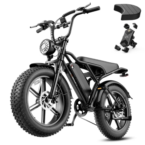 Jasion RetroVolt Electric Bike for Adults, 2000W Peak Motor, 30MPH E-Bike image 5
