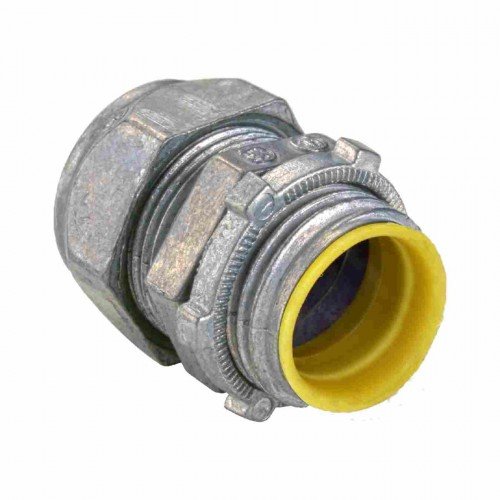 ZINC DIE-CAST EMT CONNECTORS Compression Type Insulated (1-1/4")