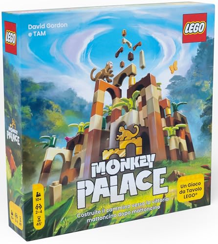 Asmodees - Monkey Palace: Gioco da tavolo LEGO - Costruisci...