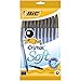 BIC Penne Nere a Sfera, Cristal Soft, Ottime per la Scuola, Punta Media, 1.2 mm, Confezione da 10 Penne, per Scrivere a Scuola e a Casa