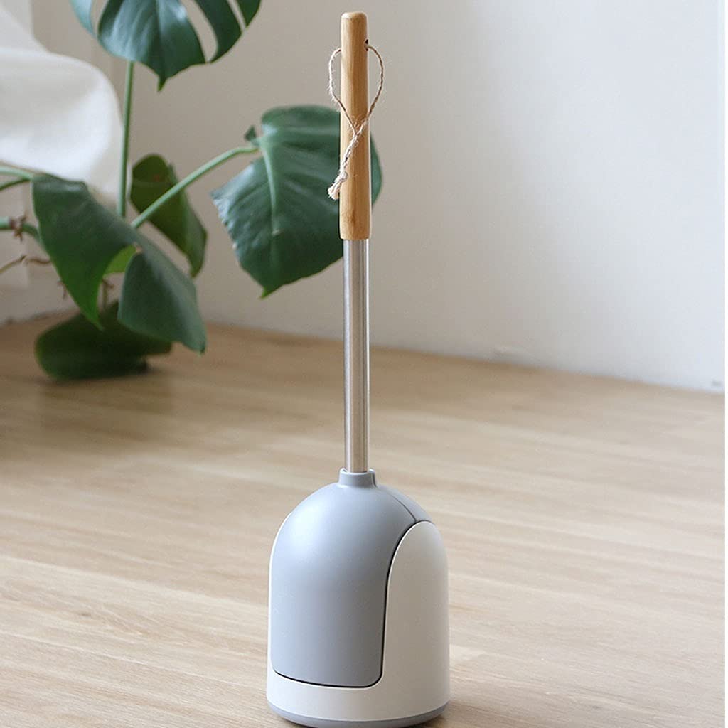 Design Classico Manico Lungo bambù Brush Brush e Base Brush Brush Brush Design Semplice Brush Brush Brush Famiglia Bagno Dead Angolo dei Pennello Brush Set Risparmia Spazio