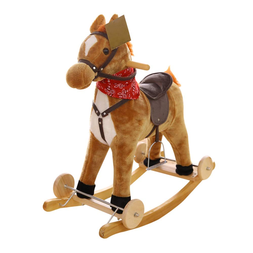 Amazon.co.jp: 木馬 ロッキング ぬいぐるみ馬のおもちゃのプレイハウス