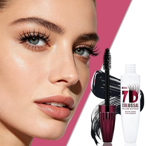 Image of 7D Waterproof Mascara, Long Lasting Buildable Volume Natural Curling Lashes,Smudge-Proof, 7D Waterproof Volume Mascara,Thickening Eye Makeup for Defined Curl (3pcs)