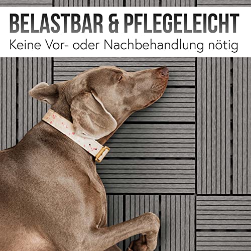 WPC Terrassendiele Mendler Bodenfliese Rhone in Holzoptik