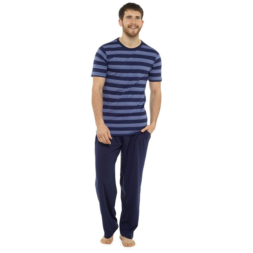 Undercover Men's Ht332c - Blue Mix Tom Franks Striped Pyjamas Ht332c Blue Mix Large