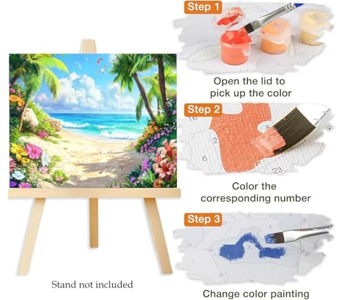 Pintura por numeros adultos para relajarse tardes de manualidades 6