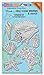 Stampendous CRS5090 Cling Rubber Stamp Set, Seashells with Template