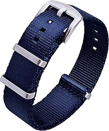 Ritche Military Ballistic Nylon Watch Strap with Heavy Buckle 18mm 20mm 22mm Premium Nylon Watch Bands for Men Women
