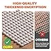 Jorvila Non-Slip Rug Pad Gripper 2x3 Feet, Anti Skid Mat for Under Area Rugs, Keeps Rugs in Position and Safe, Thick Cushioned Carpet Pad for Hardwood Floors Protection