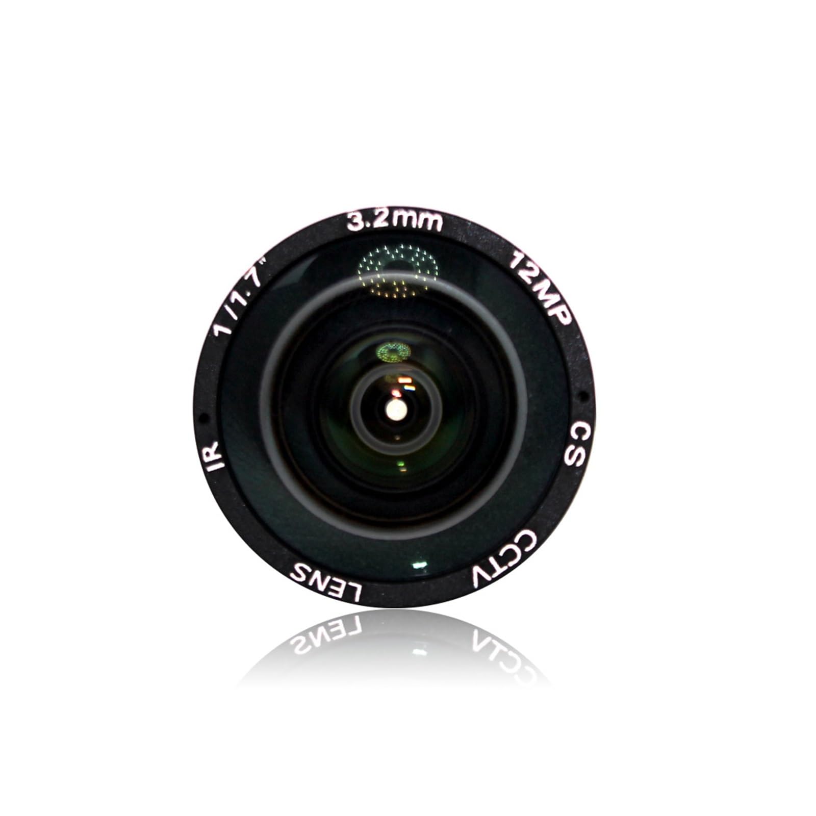 Lente de Microscopio, Lente Fija 4K de 3,2 mm 12MP, 150 Grados 1/1,7 for cámara IP