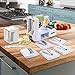 Spiralizer 7-Blade Vegetable Slicer, Strongest-and-Heaviest Spiral Slicer, Best Veggie Pasta Spaghetti Maker for Keto/Paleo/Non-Gluten, Comes with 4 Recipe Ebooks