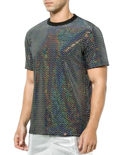 Chemise paillette homme légère contre la chaleur des pistes de danse