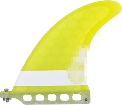 Surfboard External Equipment Surfboard Center Single Fin 6" Longboard 6" US Base High Performance Log Accessory Surfboard Modification Color Lemon