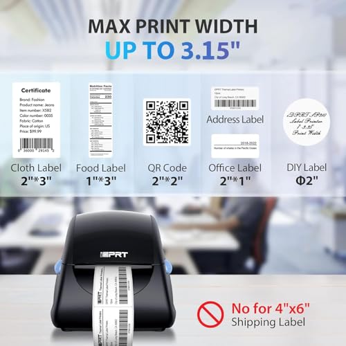 iDPRT-Label-Printer-SP310-Thermal-Label-Maker-with-Auto-Label-Detection-1-315-Print-Width-for-Home-OfficeSmall-Business-Suitable-for-Barcode-Address-Filling-and-Storing-Support-WindowsMac