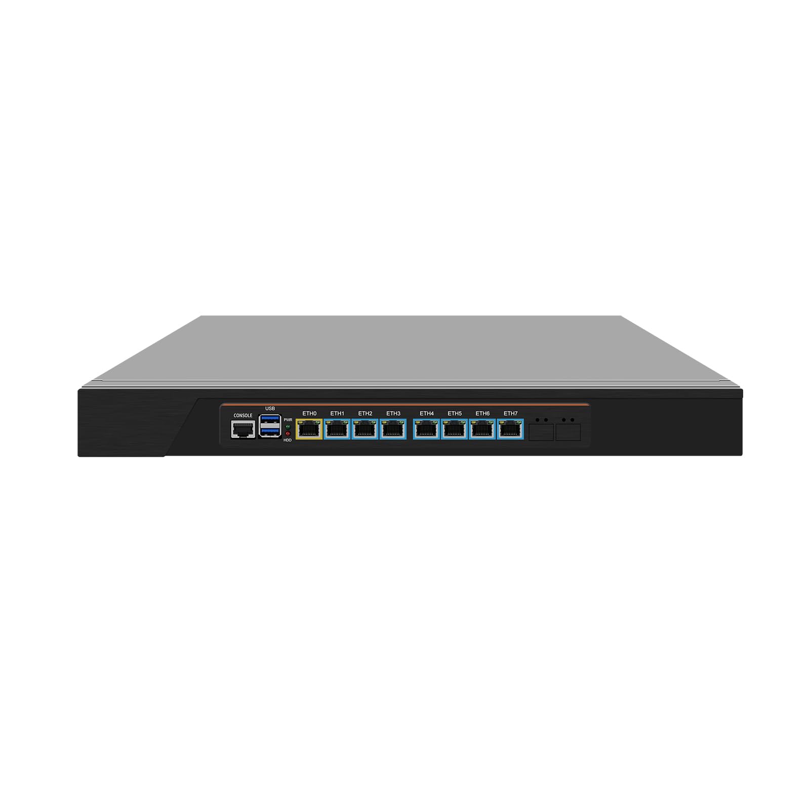 10GbE Firewall Hardware, VPN, 1U Rackmount, Mikrotik, PFSense, OPNsense, Network Appliance, I7 4610M, RJ68, 8 x I226-V 2.5GbE LAN, 2 x SFP+ 82599ES, 16G RAM, 256G SSD