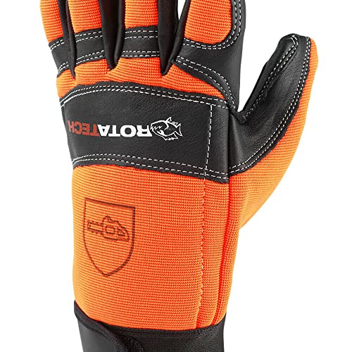 Gants de sécurité pour tronçonneuse de qualité supérieure Rotatech taille M - 3