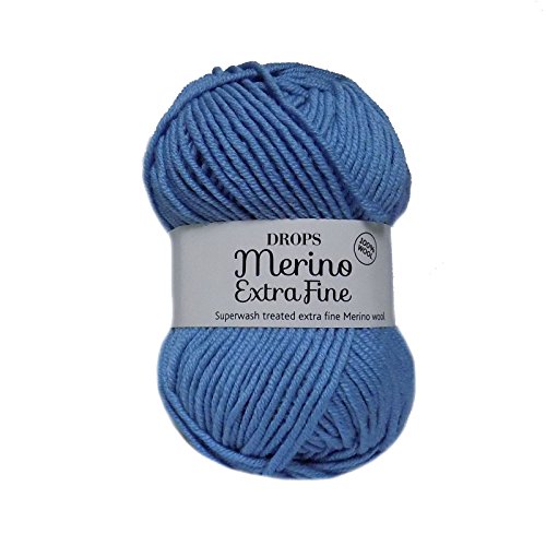 DROPS Merino Extra Fine 19 UNI Light Grey Blue