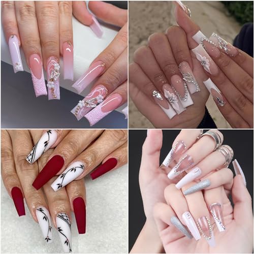 MUSILAN Nail Glue,Nail Glue for Press On Nails,Brush on Nail Glue Professional Nail Tip Glue,Super Strong Nail Gel Glue for Acrylic Nails False Nails Tips Adhesive with Glue Brush Press On Nail Tip