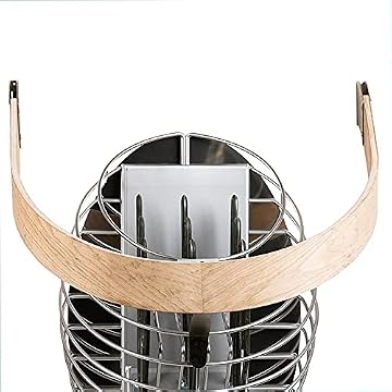 sauna heater guard rail