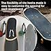 RUZUO Upgraded Skateboard Wall Mount Skateboard Hanger, Skateboard and Longboard Wall Rack, Skate Board Holders-Lengthen (2)