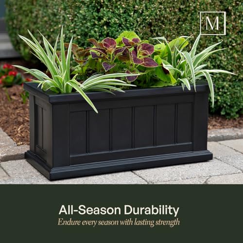Mayne Cape Cod Patio Planter 24 by 11, White by Mayne - Image 4