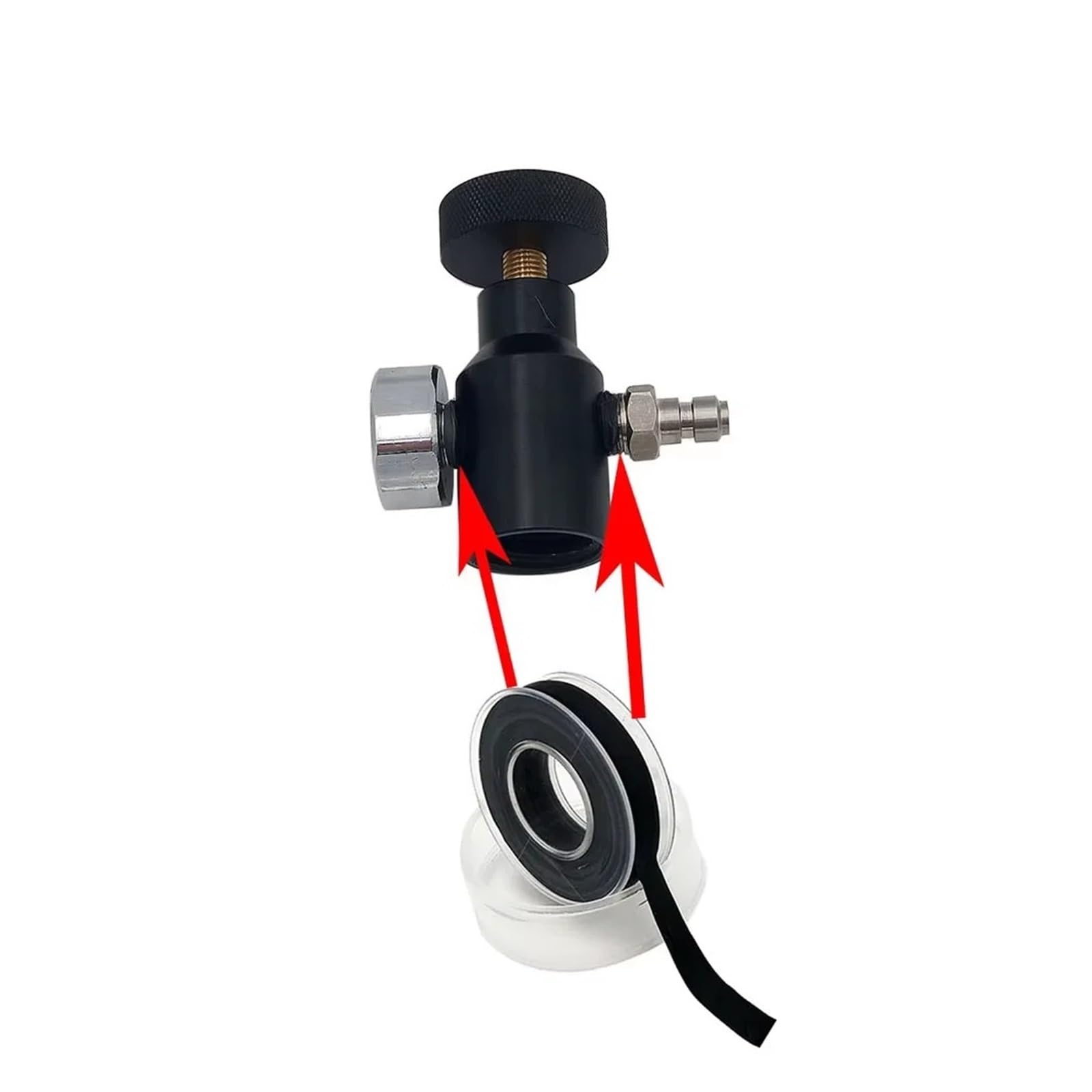 1 Stück PTFE-Gewindedichtband for pneumatische Verschraubungen, Manometer, Schnellkupplungen und Schlauchverbinder